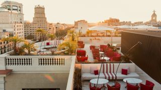 The rooftop at the Almanac Barcelona