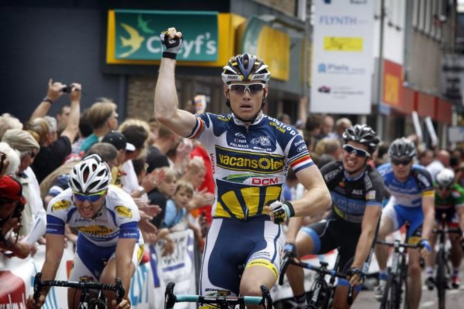 Pim Ligthart (Vacansoleil-DCM) celebrates his first victory of 2013 with a win in the final stage of the Ster ZLM Toer