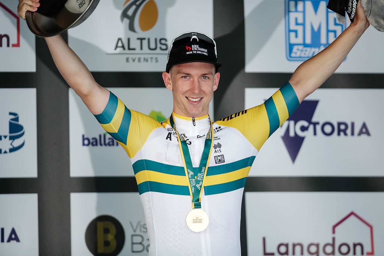 The elite men's race at the 2021 Australian criterium championships
