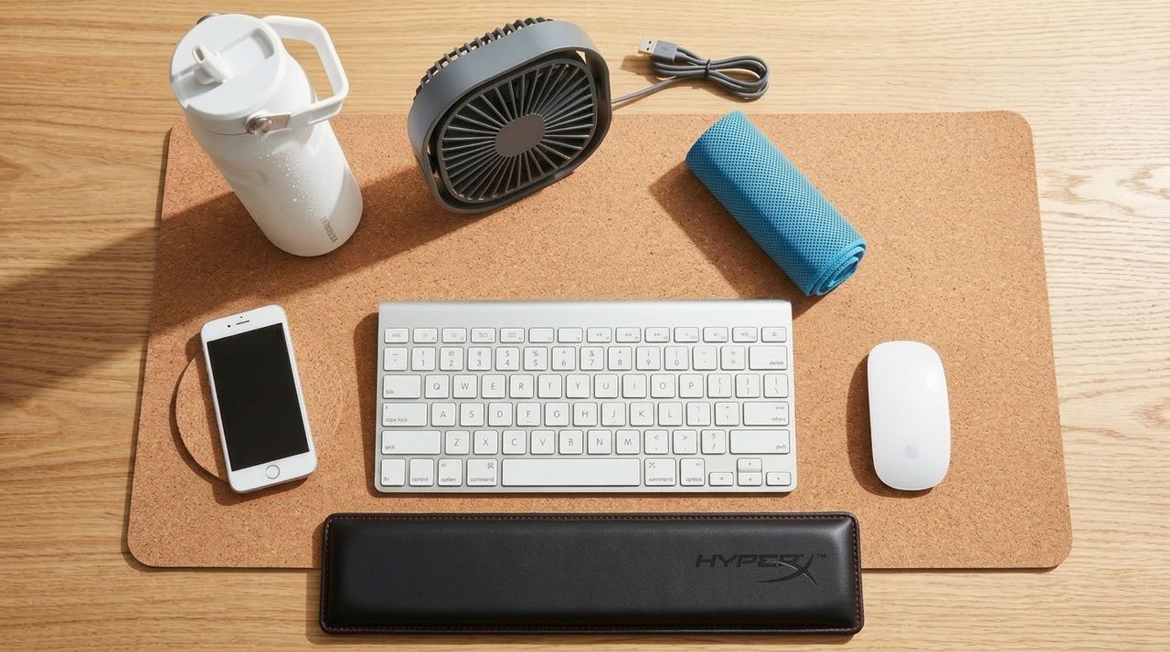 Beat the UK heat surge with these ultra-cool home office finds — I found the best home office finds to stay cool when the temperatures are rising