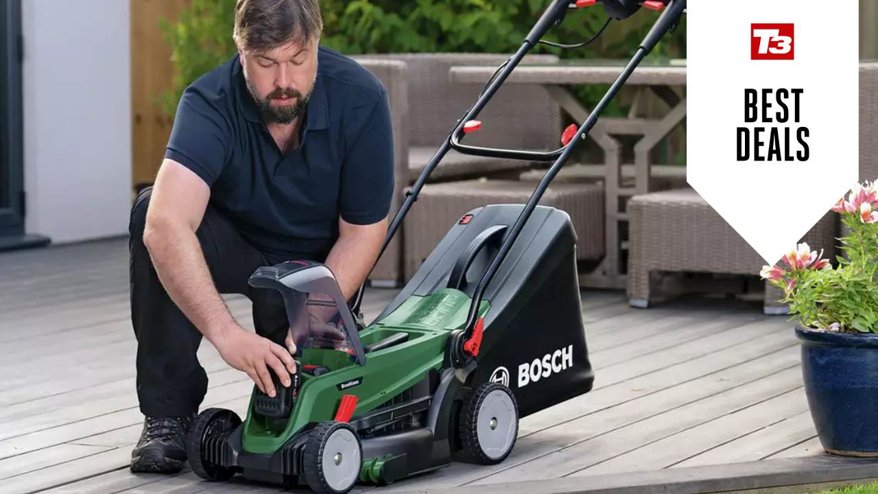 Bosch UniversalRotak 37cm Cordless Rotary Lawn Mower