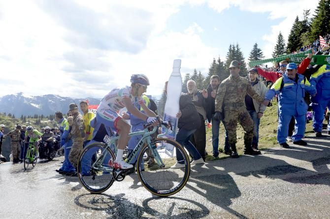 Franco Pellizotti had to settle for second