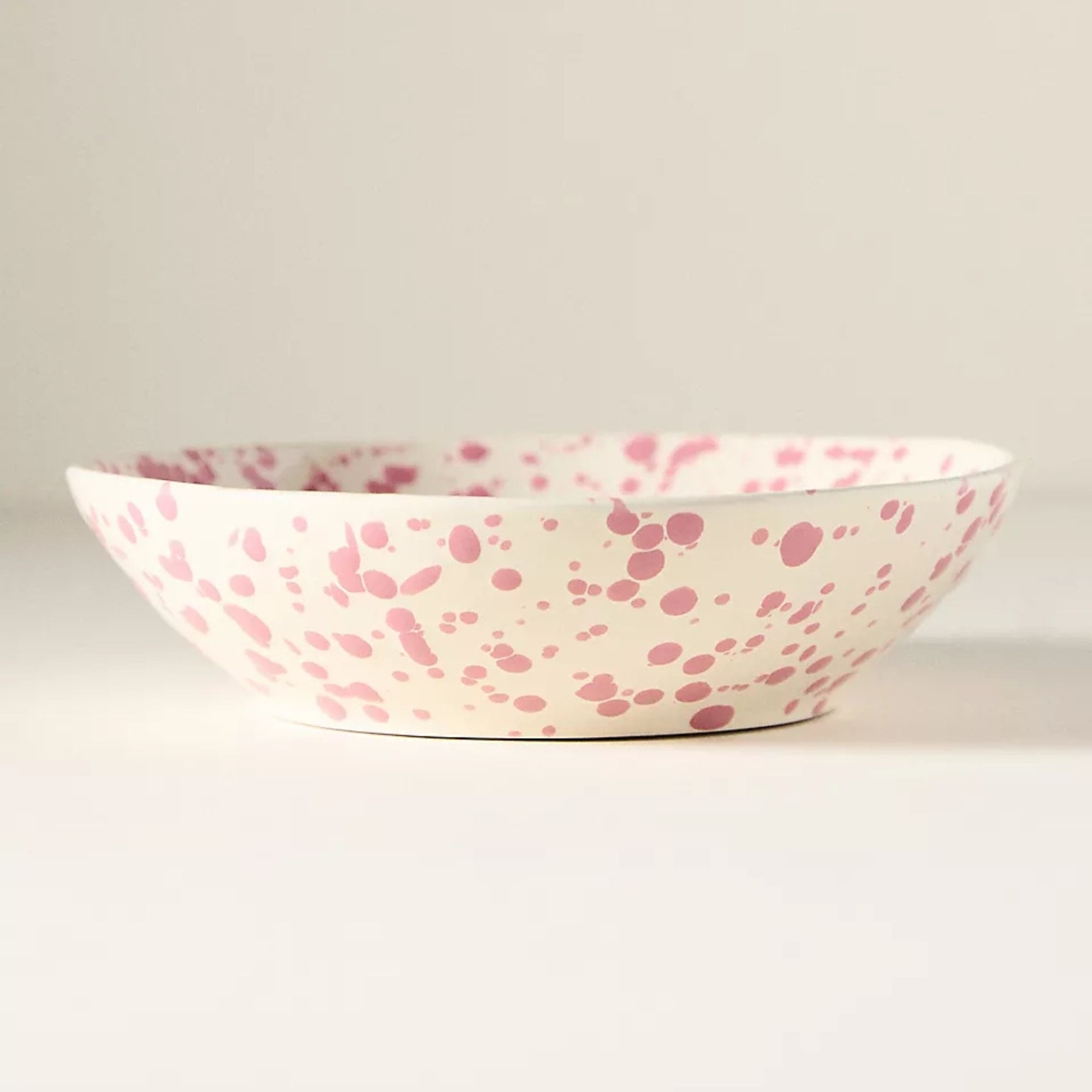 Splatter Portuguese Stoneware Pasta Bowl