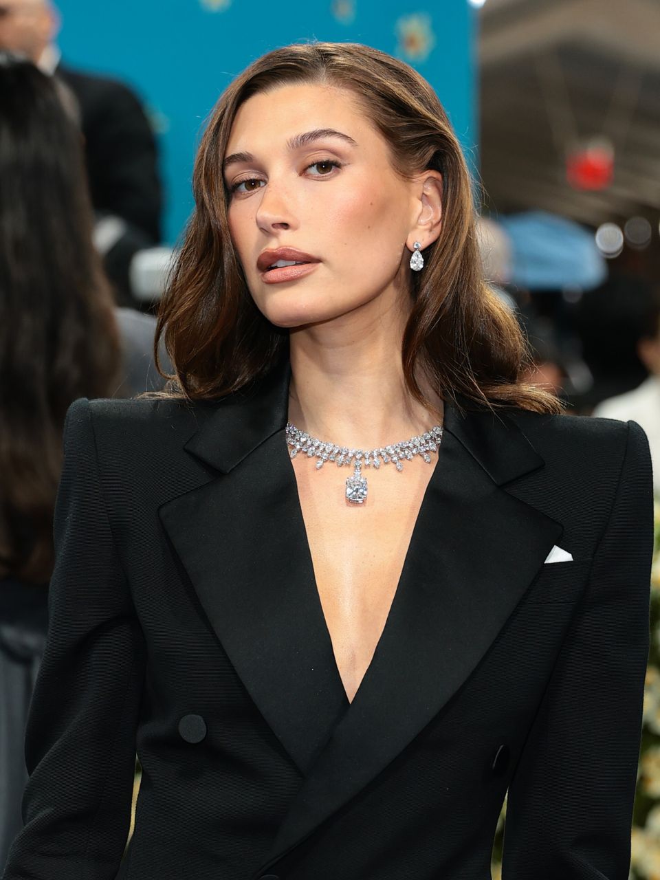Hailey Bieber attending the Met Gala 2025