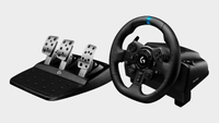 Logitech G923 steering wheel &amp; pedal bundle (PS4, PS5, PC) | $400