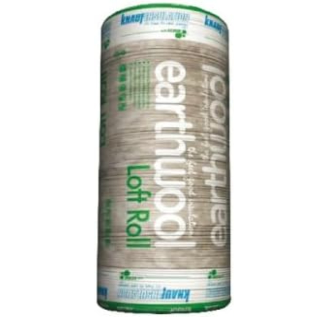 Knauf Insulation Earthwool Loft 100 Millimetre X 13.89 Square Metre Per Roll Pack of 1 Roll