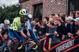 Picture by Zac Williams/SWpix.com - 31/03/2024 - Cycling - 2024 Ronde Van Vlaanderen - Biniam Girmaye, Intermarche Wanty.
