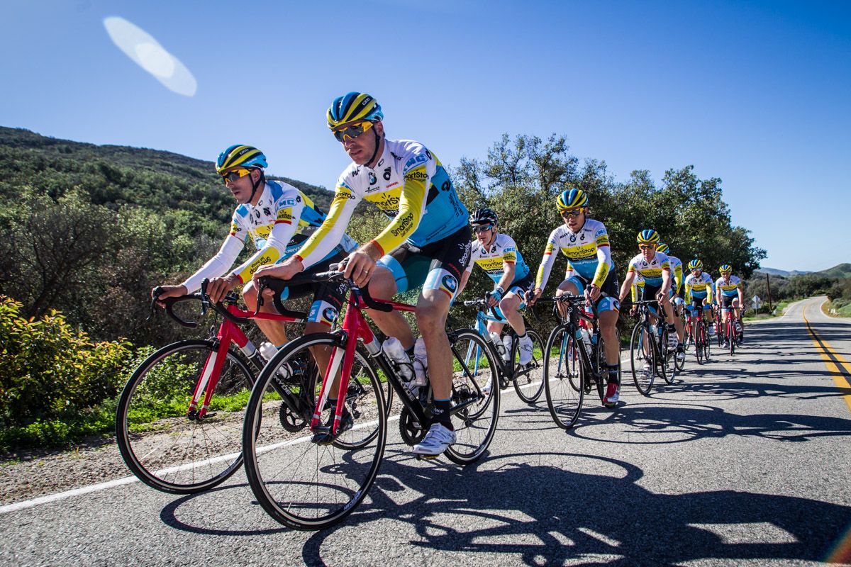 Nice roads and good weather treated the team to another successful training camp.