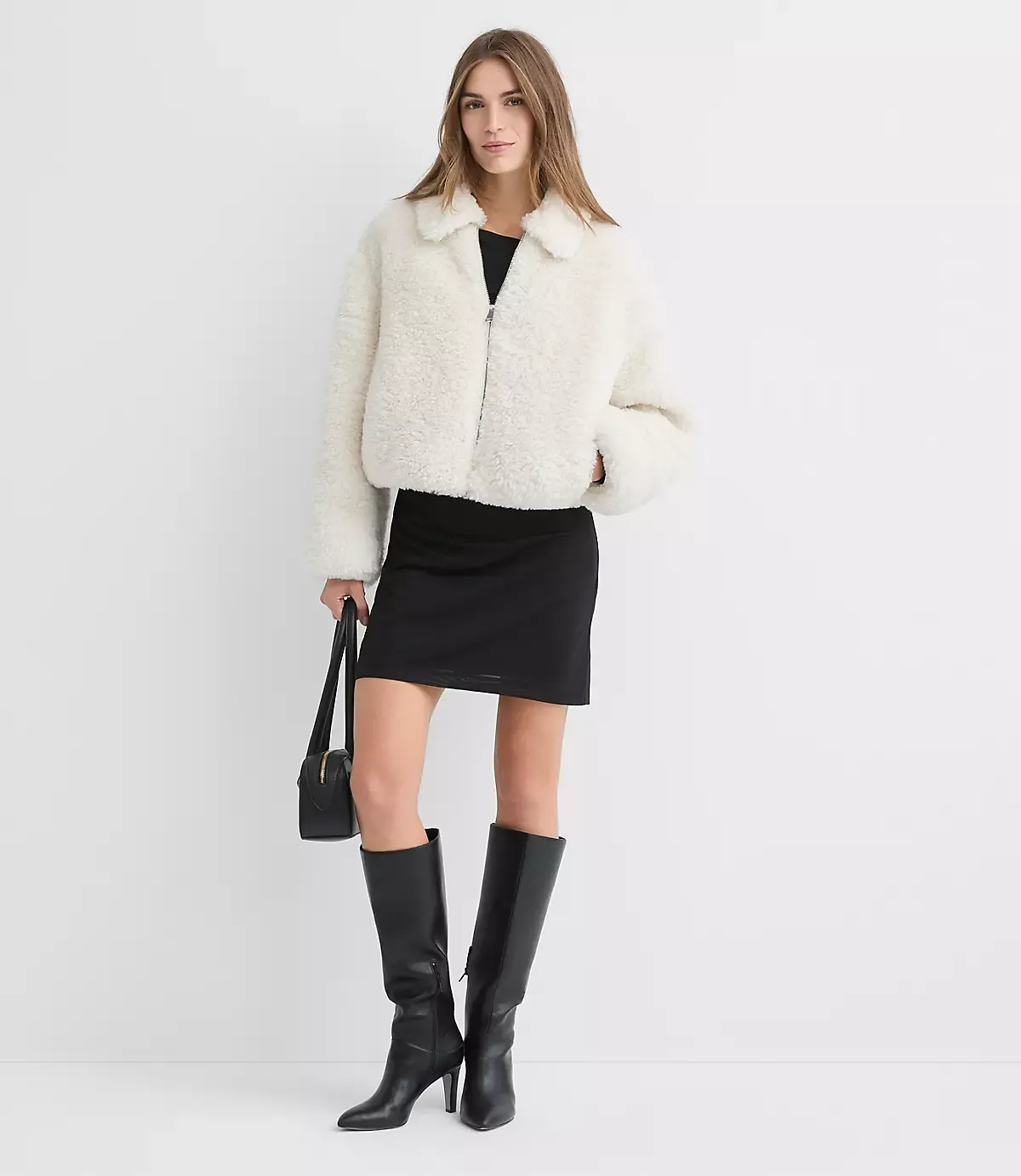 Modern Faux Fur Jacket