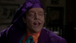 Jack Nicholson as The Joker without his trademark make-up