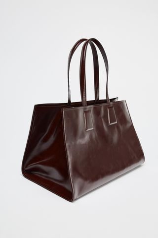 Leather Shopper