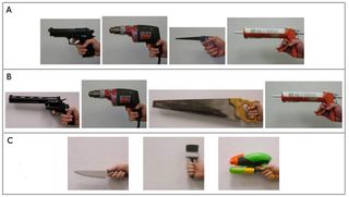 In a few tests, researchers had participants estimate the size and muscularity of men based on photos of their hands; those holding the most lethal objects, knives and guns, were judged as the biggest and strongest of the bunch.