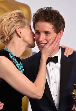 Cate Blanchett & Eddie Redmayne At The Oscars, 2015