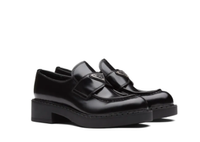 Prada brushed leather loafers | $950