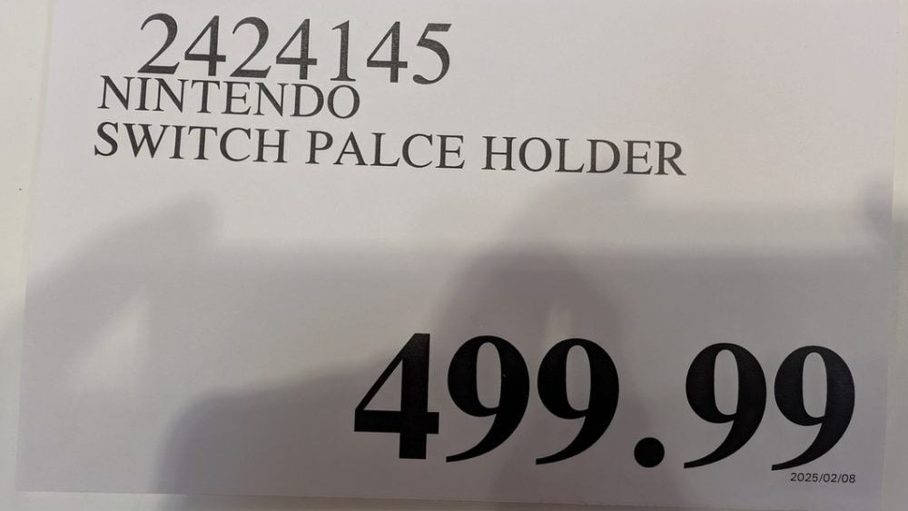 Nintendo Switch 2 price leak