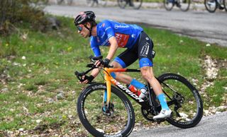 Gino Mäder on stage nine of the Giro d'Italia 2021