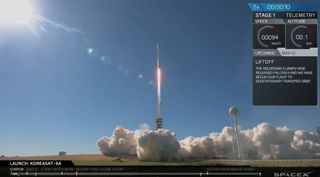 SpaceX's Falcon 9 Koreasat-5A launch.