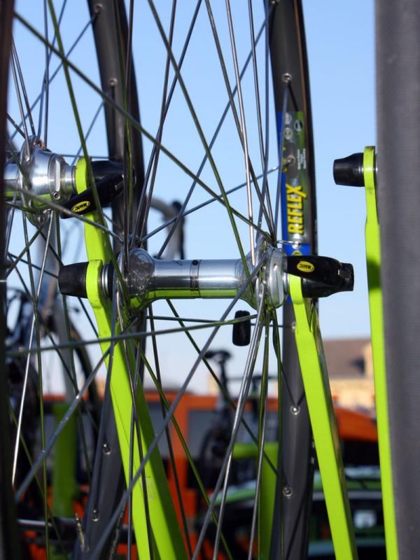 As do most teams, Liquigas has older wheels kept on hand just for the cobbles that come out of storage only for this time of year.