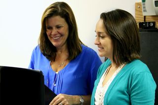 Linda Lowes, and Lindsay Alfano analyze data from a video game they developed for patients at Nationwide Children's Hospital. The game is designed for young patients who suffer from Duchenne muscular dystrophy. Current guidelines say if a patient can't pass a six-minute walk test, they cannot participate in clinical trials for Duchenne muscular dystrophy. Experts are hoping that data from their video game, which tracks upper body function, will be compelling enough to change those guidelines and open up medical studies to more children with the disease, even if they are unable to walk for six minutes.