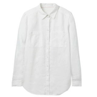 Boden white linen shirt