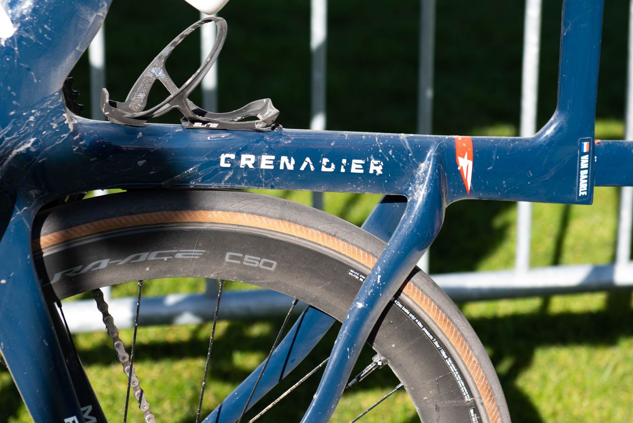 Dylan van Baarle's Roubaix-winning Pinarello F