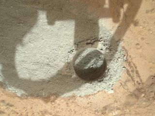 Mars milestones First rock drilled