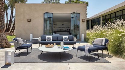 patio furniture ideas: outdoor sofa from Go Modern