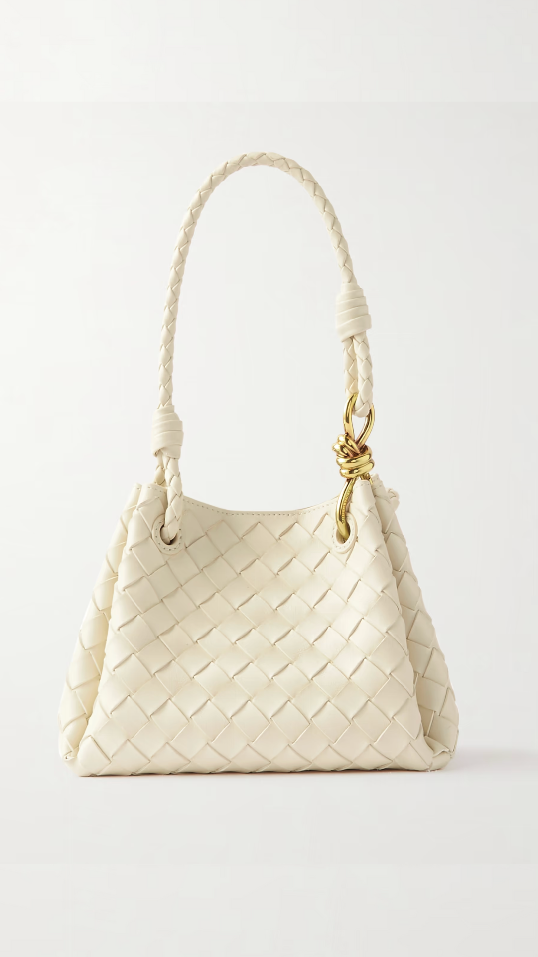 BOTTEGA VENETA, Parachute Small Intrecciato Leather Shoulder Bag