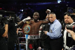 Welterweight champion Terence Crawford 