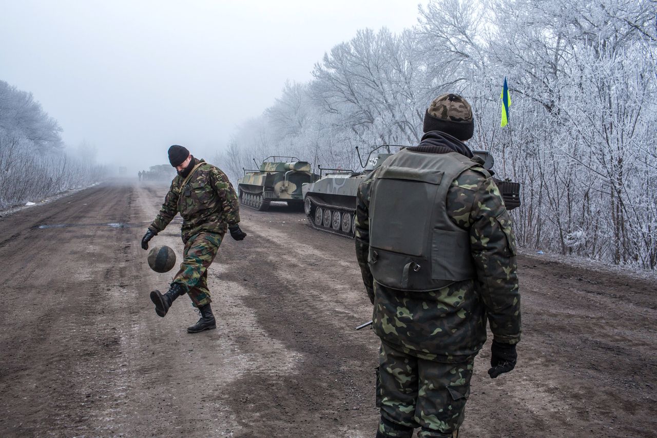 Ukrainian soldiers