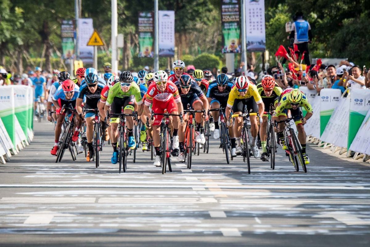 The sprint on stage 3