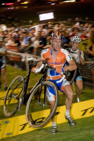 Dutchman Bram de Groot (Rabobank) en route to a 19th place finish.