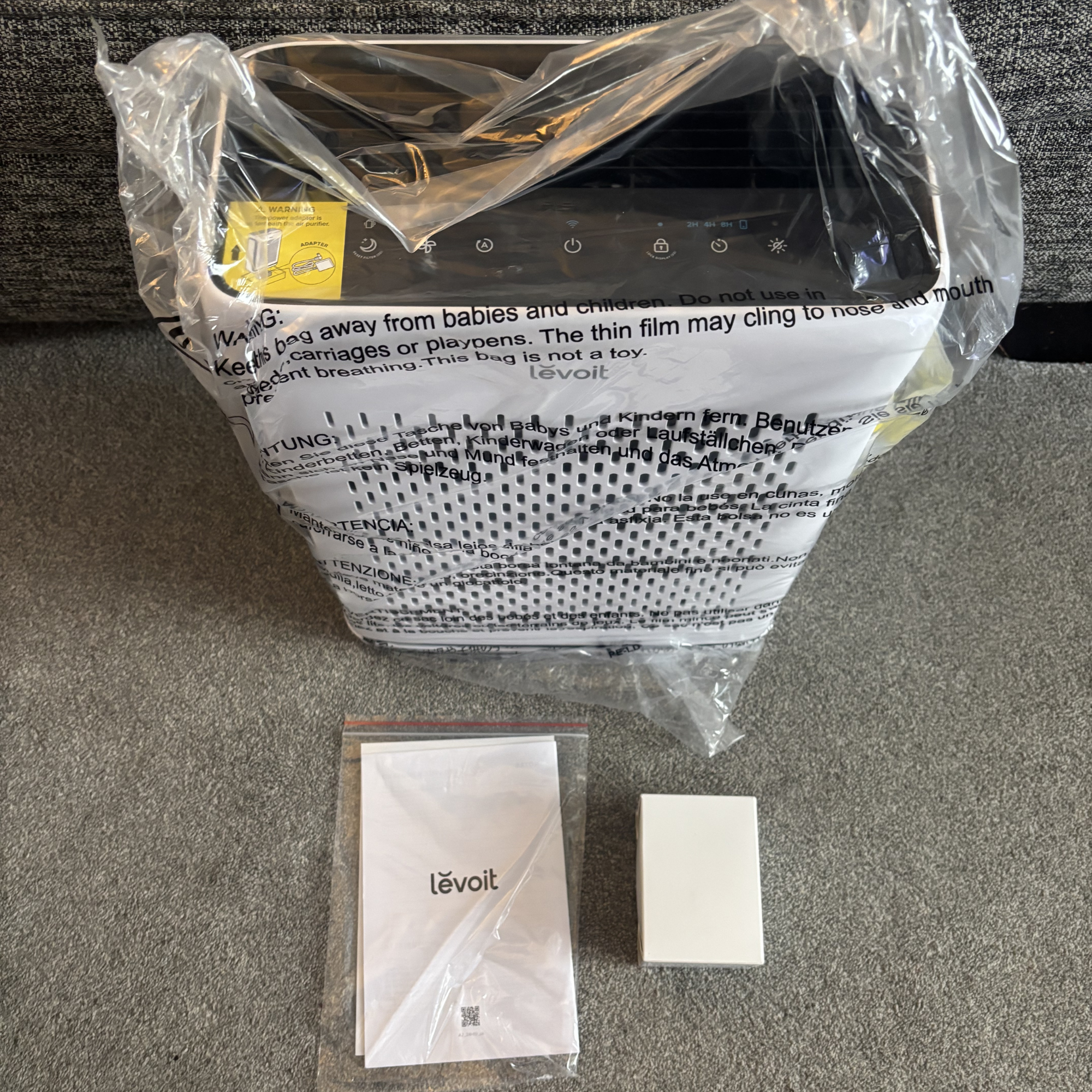 Levoit Vital 100S Smart Air Purifier  unboxing