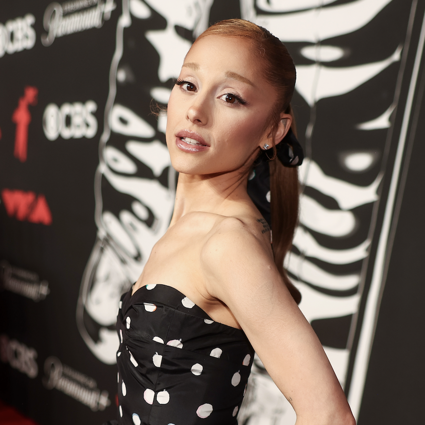 Ariana Grande at the MTV Video Music Awards 2025 held at UBS Arena on September 07, 2025 in New York, New York.