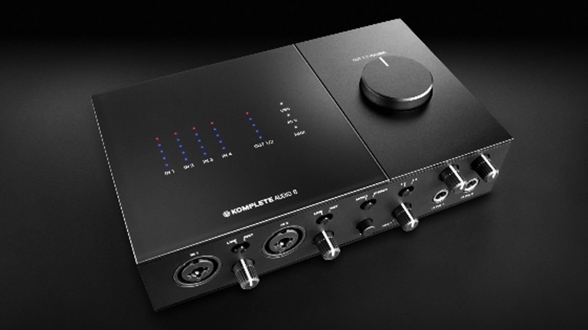With a glass and aluminium case, NI's Komplete Audio 6 interface 