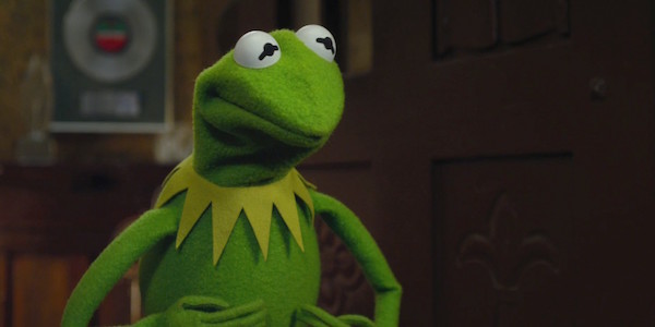 Kermit the Frog frowning