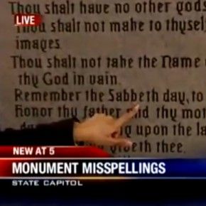 Thou shalt not misspell