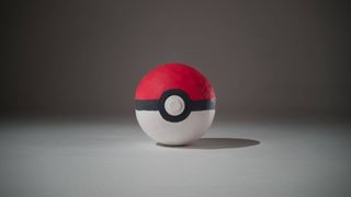 A teaser image of a clay Pokeball for Pokemon and Aardman's upcoming collaboration.