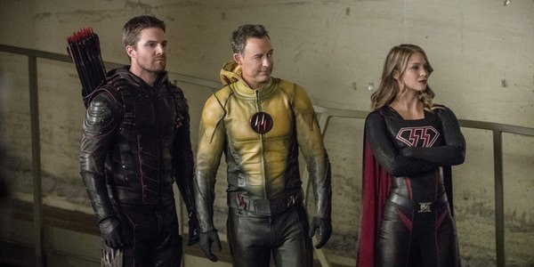 crisis on earth x dark arrow reverse flash overgirl