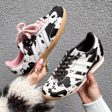 Adidas Asos cow print trainers