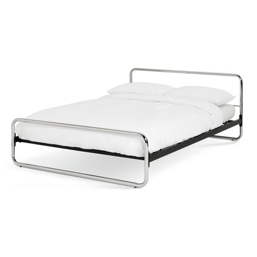 Albers Steel Double Bed Frame - Nickle