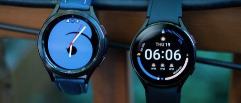 Samsung Galaxy Watch 4 (right) and Galaxy Watch 4 Classic (left)