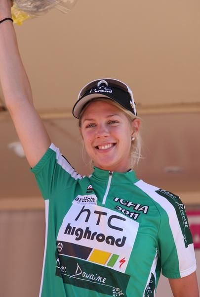 Emilia Fahlin finished the Tour in Green.
