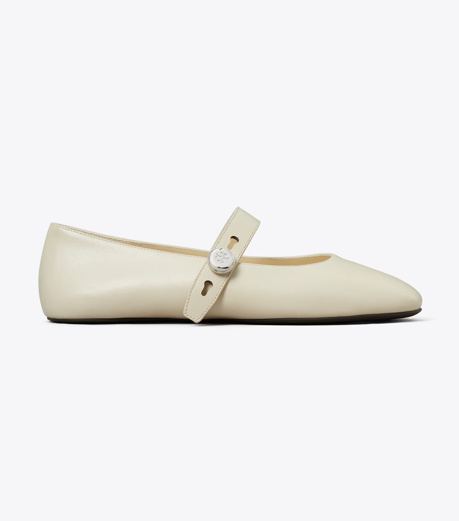 Tory Burch, Romy Mary Jane in White, Size 10