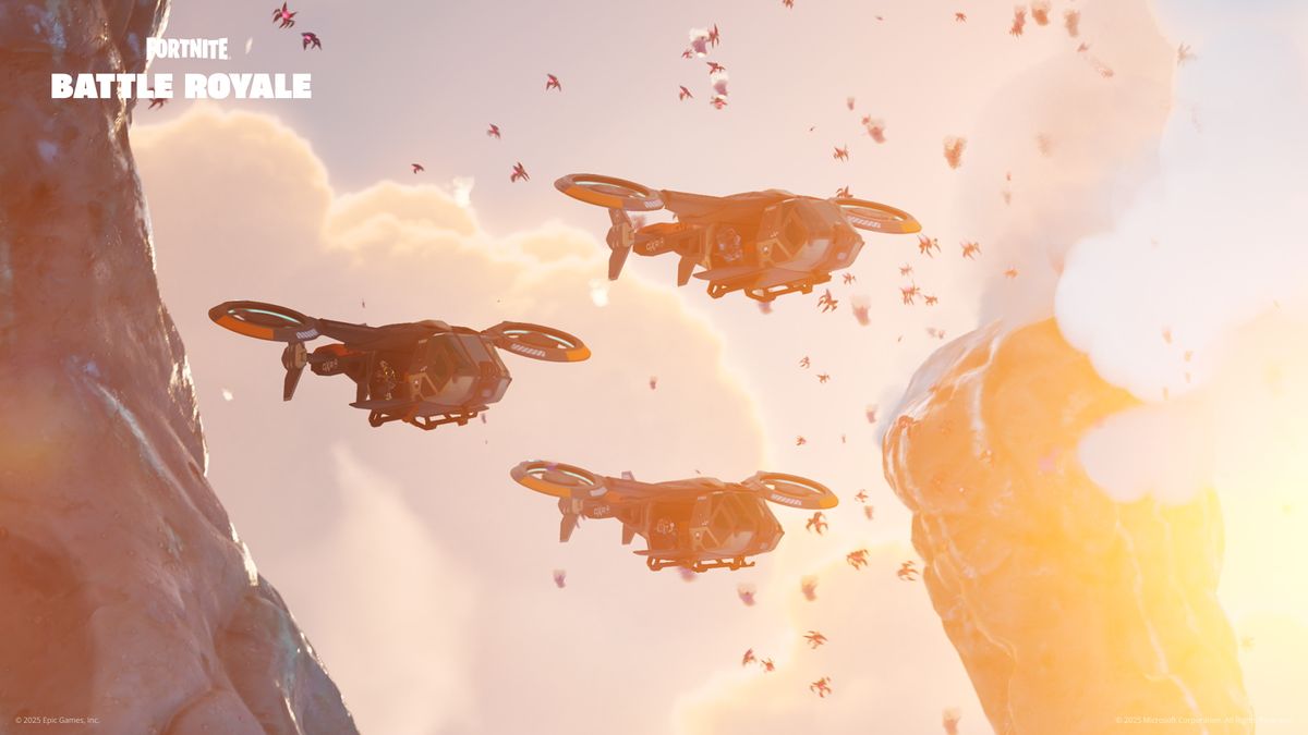 Choppas and Pods from Fortnite's new season.