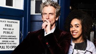 Doctor Who's Peter Capaldi and Pearl Mackie (Ray Burmiston/BBC One)