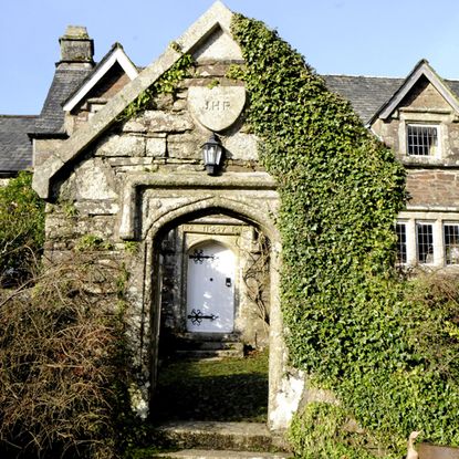 old house with small door