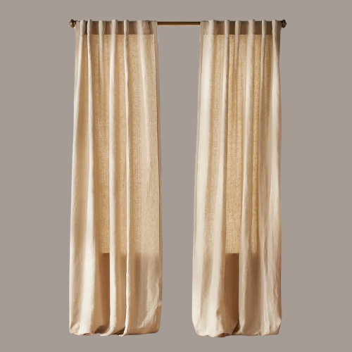 Anthropologie, Relaxed Linen Curtain