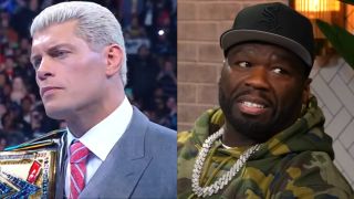 Cody Rhodes in WWE/50 Cent on Flagrant podcast