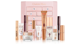contents of Charlotte Tilbury beauty advent calendar 2022